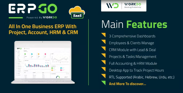 ERPGo SaaS - All In One Business ERP With Project